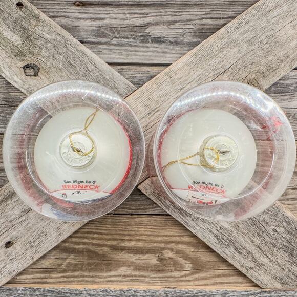 2005 Vintage-You Might Be A Redneck-Jeff Foxworthy Ornaments-Comes As Set of 2 - Picture 3 of 10